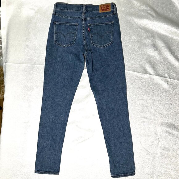 Levi Strauss & Co 311 Shaping Skinny Ankle Blue Jeans Size 27 - Picture 4 of 6